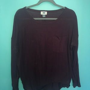Purple long-sleeve
